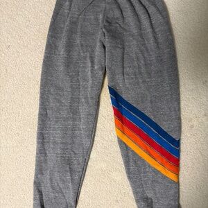 Aviator Nation stripe leg sweatpants